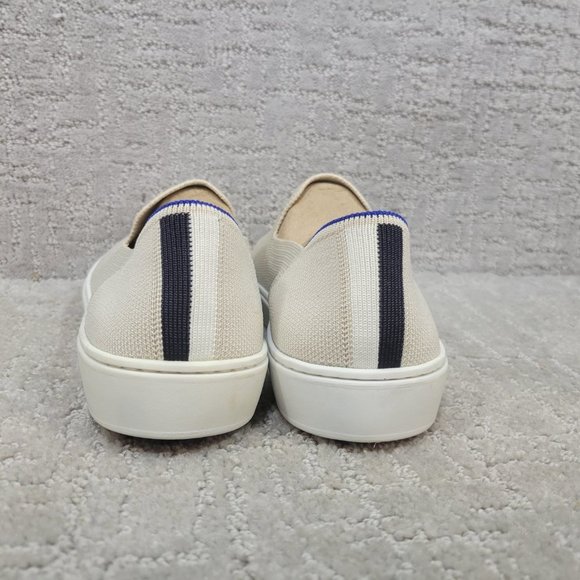 ROTHYS The Original Sneaker Women's Size US 9.5 Sand Solid Textile Slip On Shoe - Picture 4 of 11